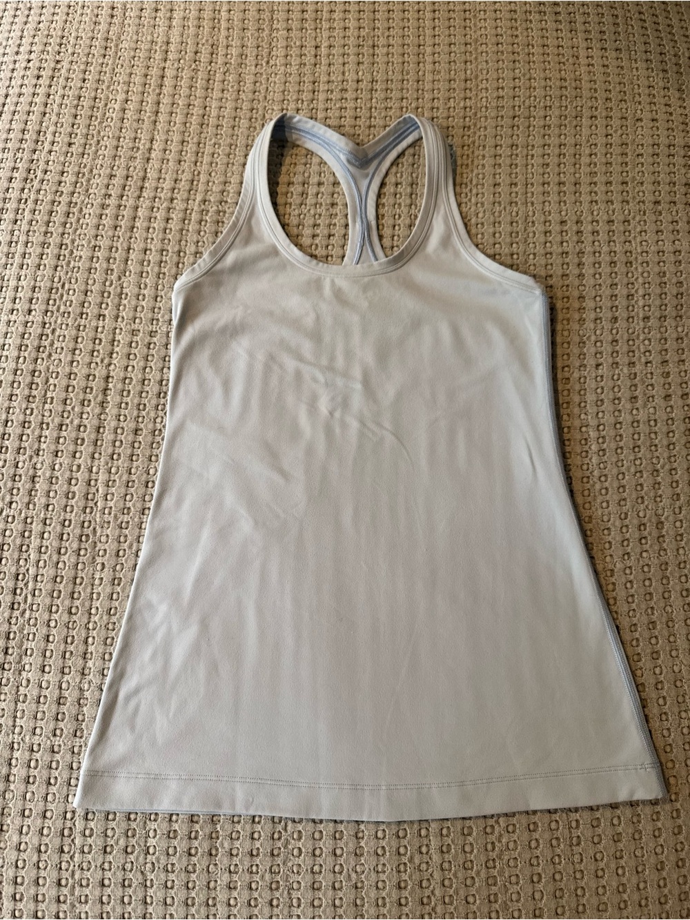 Lululemon Women's Racerback Tank Top - Light blue size medium